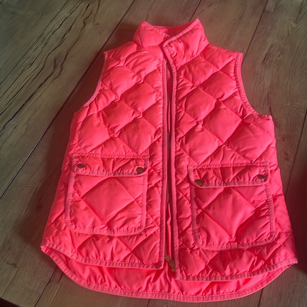 J. Crew Women’s hot pink vest